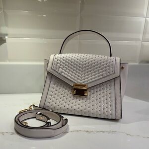 Michael Kors Optic White Satchel